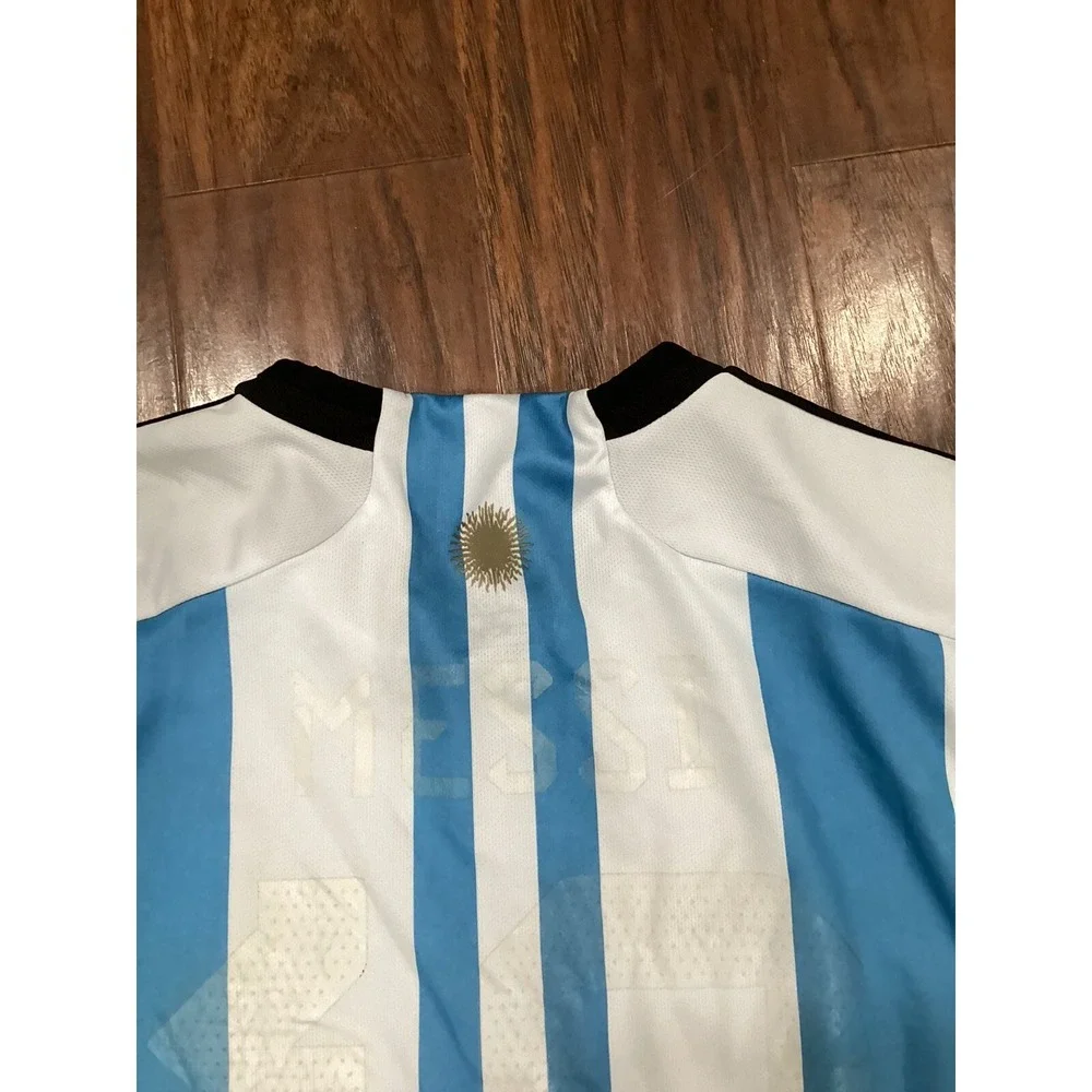 Argentina Home Worl Cup 2022 Size M Messi #10 Jersey